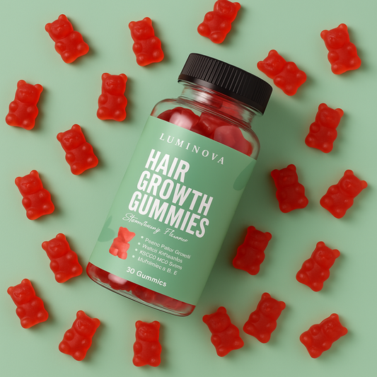 Bonbons gélifiés pour la croissance des cheveux